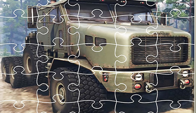 Грузовики для бездорожья пазл