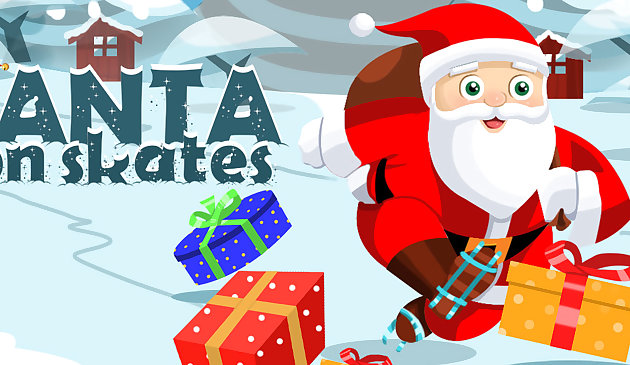 Санта на коньках