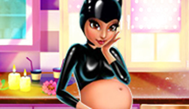 Catwoman enceinte