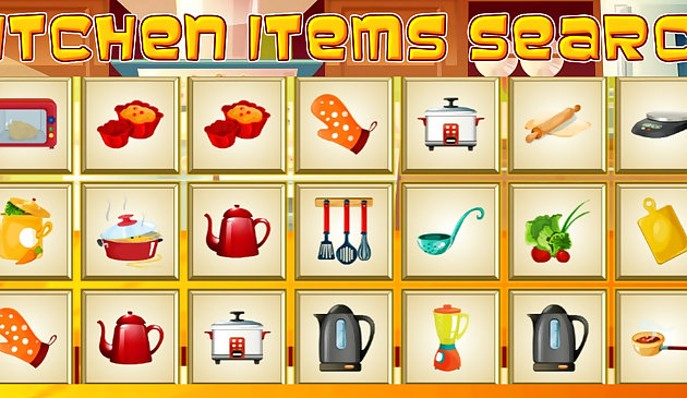 Поиск кухонных предметов