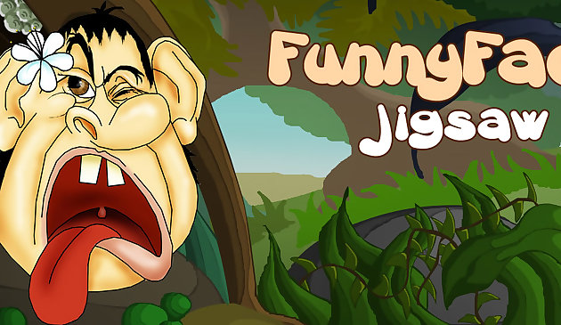 Забавное лицо пазл