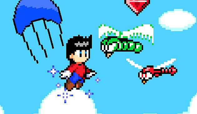 Супер полет героя