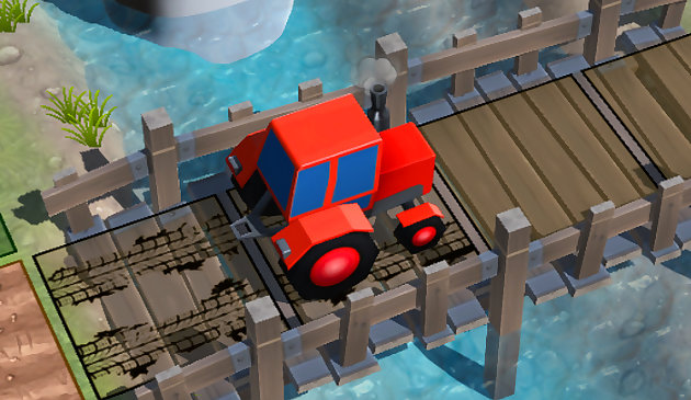 Трактор на ферме: головоломка