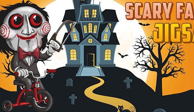 Страшные лица пазл