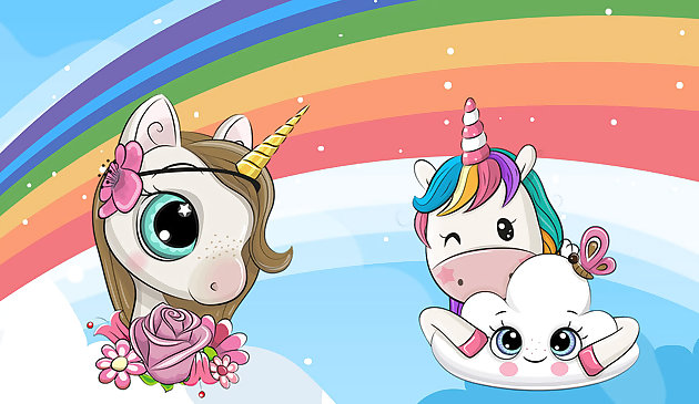 Милый единорог пазлы