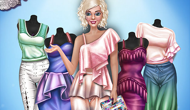 Невероятная модница наряжается