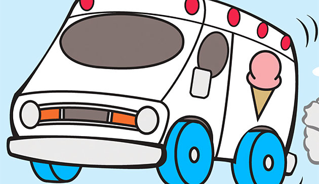 Мультяшные грузовики слайд