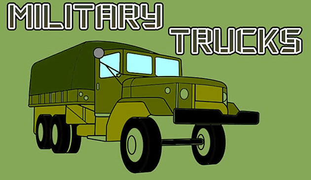 軍用トラックの着色