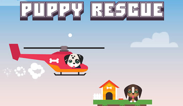 In the online game Puppy Rescue you have the opportunity to save all the charming puppies that are in the sky. At night, while the puppies were sleeping in their booths, something happened with the force of attraction. Now all puppies are in the air and c