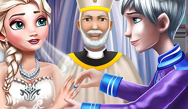 Свадебная церемония пары