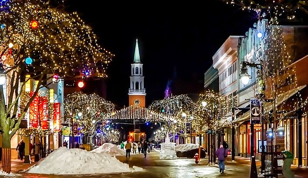 Рождественская картинка пазл