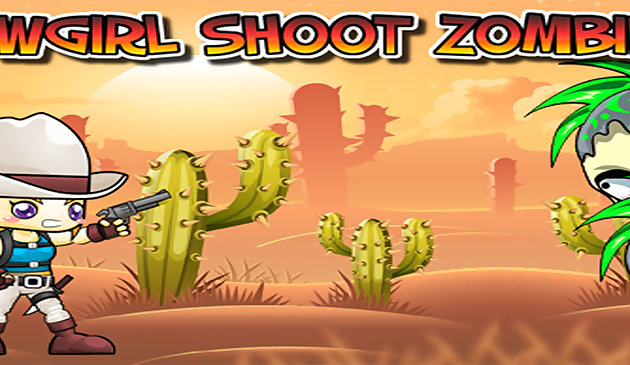 Cowgirl Disparar Zombies