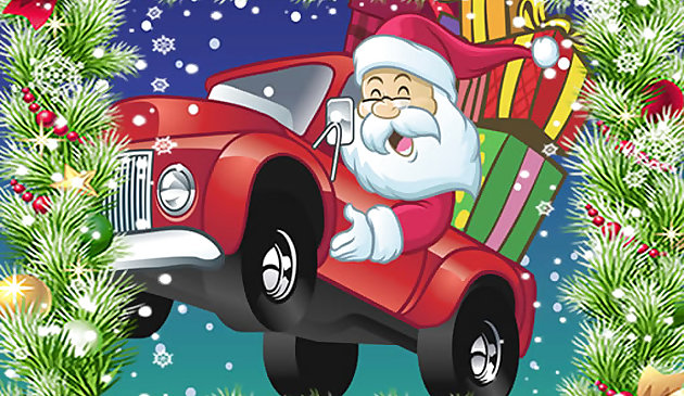 Рождественский грузовик пазл