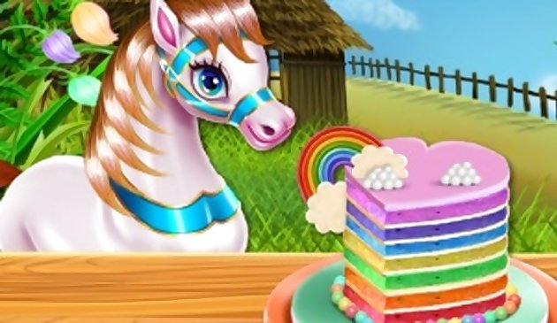 小马烹饪彩虹蛋糕