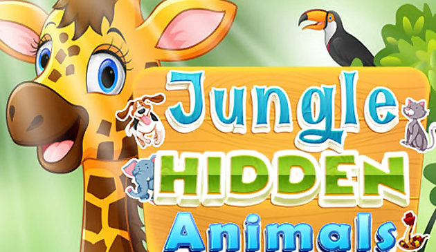 Animali nascosti nella giungla