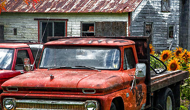 Viejos coches oxidados Diferencias 2