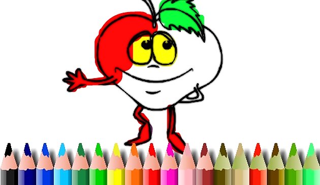 BTS раскраска фруктов