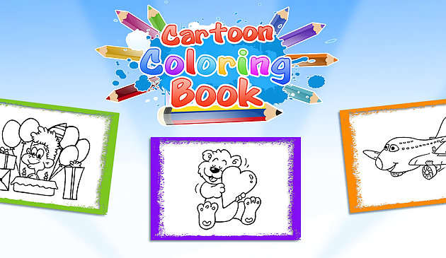 Cartoon Coloring Book - free online game : Puzzle : INFOX Games