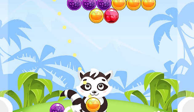 Пузырьковый шутер: енот