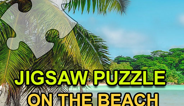 해변에서 퍼즐 퍼즐