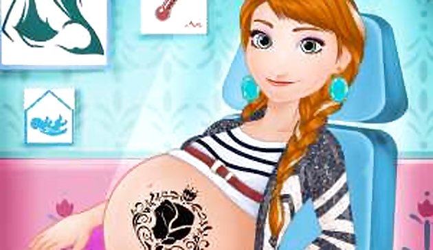 Беременность Анны: тату забота