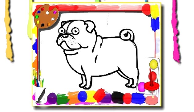 Время детской раскраски