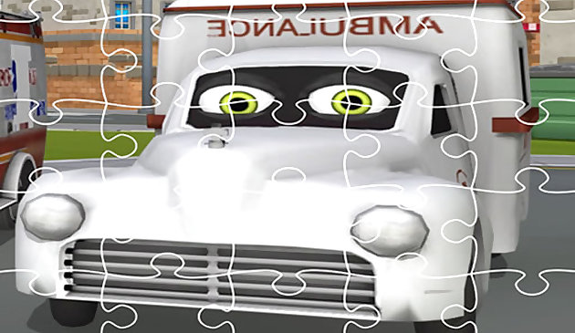 Грузовики скорой помощи пазл