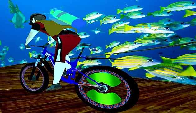 Подводный невозможный велотрек