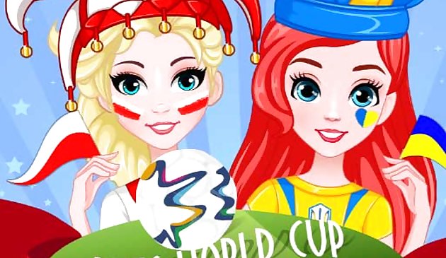 Pintura facial de la Copa mundial de BFF