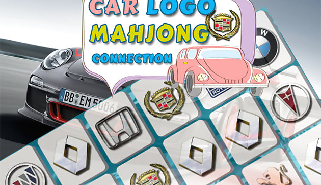 Conexión Mahjong con el logotipo del coche