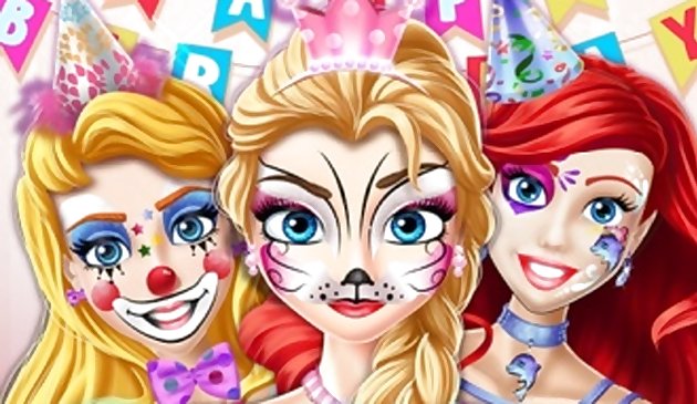 Раскраска лиц на День Рождения