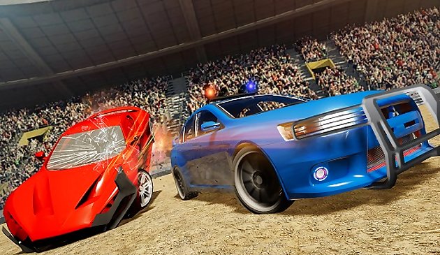 Снос дерби настоящего автомобиля: гоночная игра