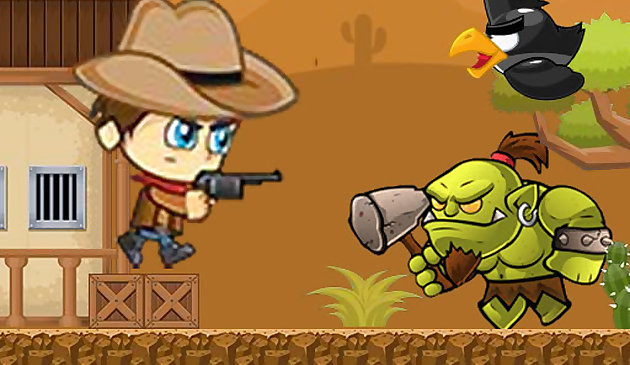 Бег супер ковбоя