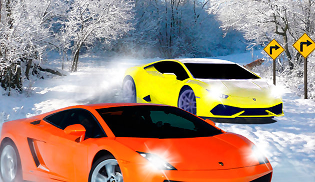 Гонка по снежному треку 3Д