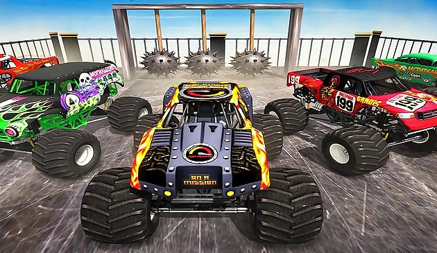 Монстр грузовик: невозможный трюковой трек