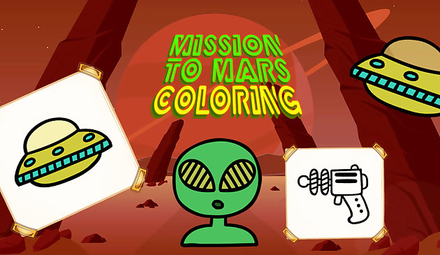 Mission vers Mars Coloring