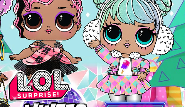 Зимнее диско куколок малышек