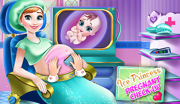 Беременный осмотр Ледяной Принцессы