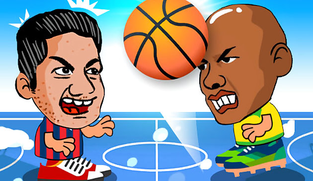 Баскетбол головами 2 игрока