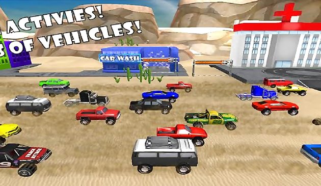 スーパーおもちゃ車レーシングゲーム