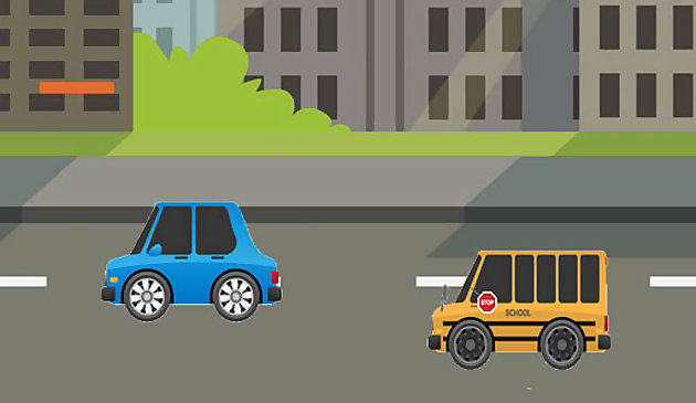 Милые автомобили и грузовики матч 3