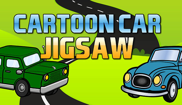Rompecabezas de coches de dibujos animados