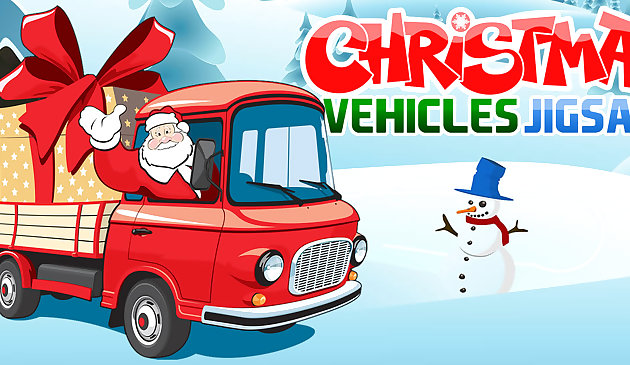 Puzzle dei veicoli di Natale