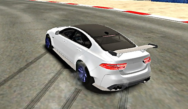 Дрифт спортивного автомобиля