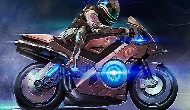 Гоночный мотоцикл пазл