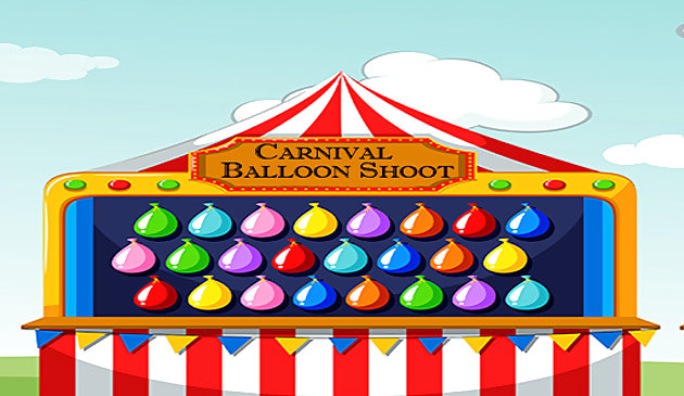 Карнавальный выстрел по воздушным шарам