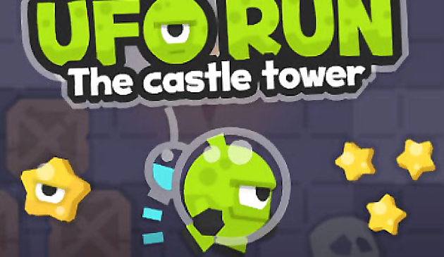 UFO Run. Menara kastil