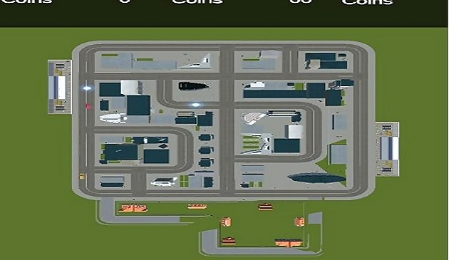 Сверху вниз такси автомобильная игра