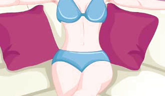 Неоновый купальный костюм