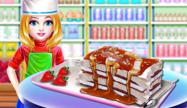 Торт сэндвич из мороженого